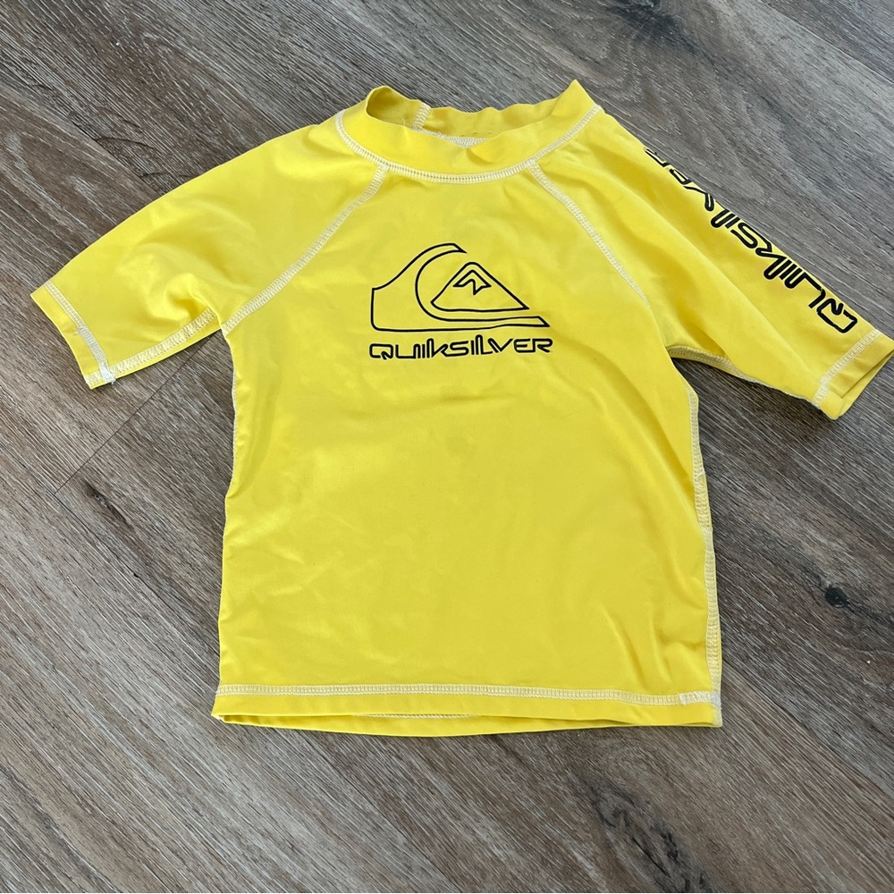 Quiksilver Kids Bright Yellow Rashguard